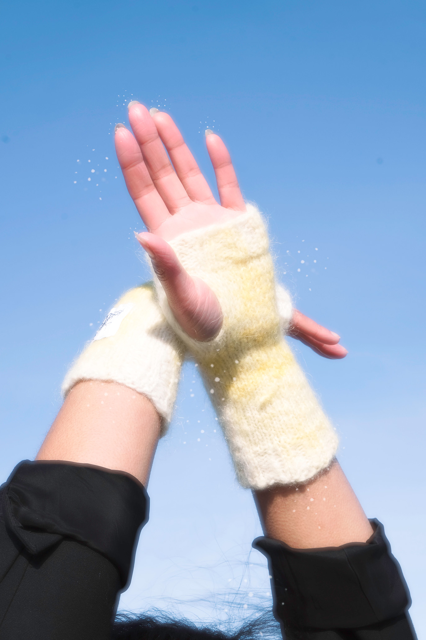 Turmeric Dyed Wrist Warmers